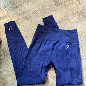 Cobalt Purple Blue Marl Gymshark Leggings
